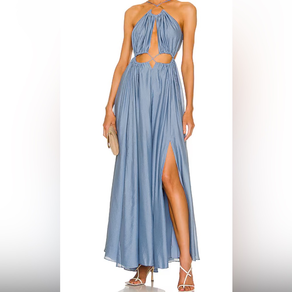 CULT GAIA Aphrodite Gown Size M, Color Steel - worn once